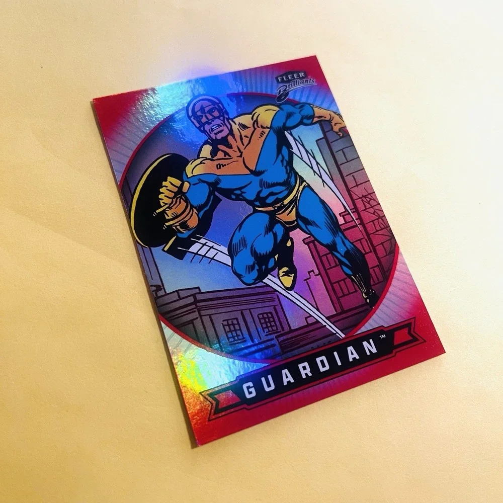 2025 Fleer Brilliants UD Superman Guardian #47 Red Parallel‎ DC